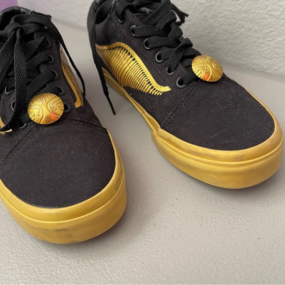 Vans Old Skool Harry Potter Golden Snitch Limited Edition Sneaker Men 5.5, W 7 - Picture 11 of 15